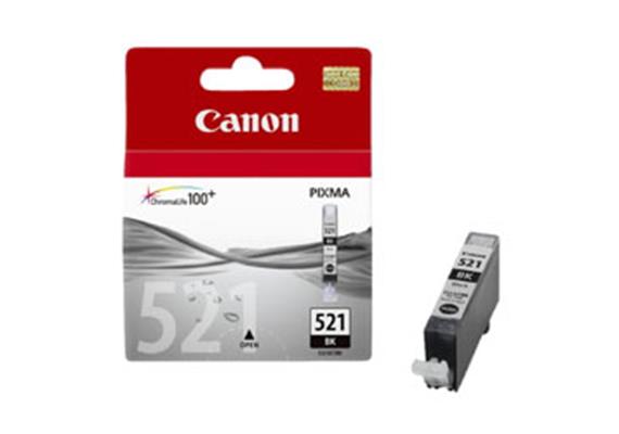 CANON Tintenpatrone PGI-521BK schwarz, 9ml, zu PiXMA iP3600/4600/ MP980/630/620/540