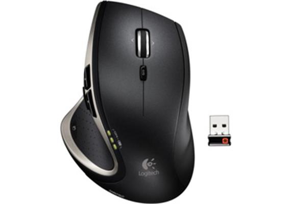 Logitech Performance Mouse MX, USB 2.4GHz Receiver - Braun