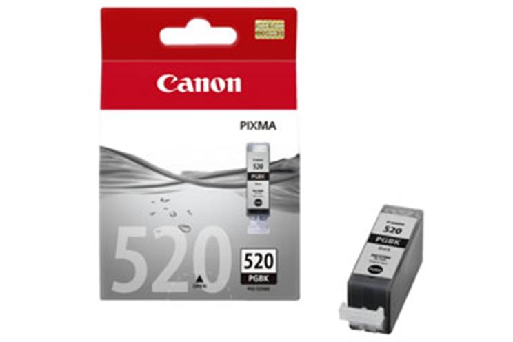 CANON Tintenpatrone PGI-520BK schwarz, 19ml, zu PiXMA iP3600/4600/ MP980/630/620/540