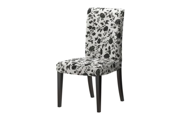 Stuhl zu Esstisch - Muster Schwarz-Weiss