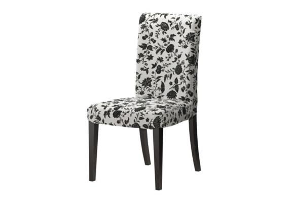 Stuhl zu Esstisch - Muster Schwarz-Weiss
